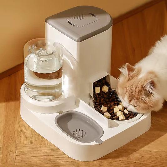 Smart Gravity Feeder & Water Dispenser – Keep Your Pet Fed and Hydrated 24/7!