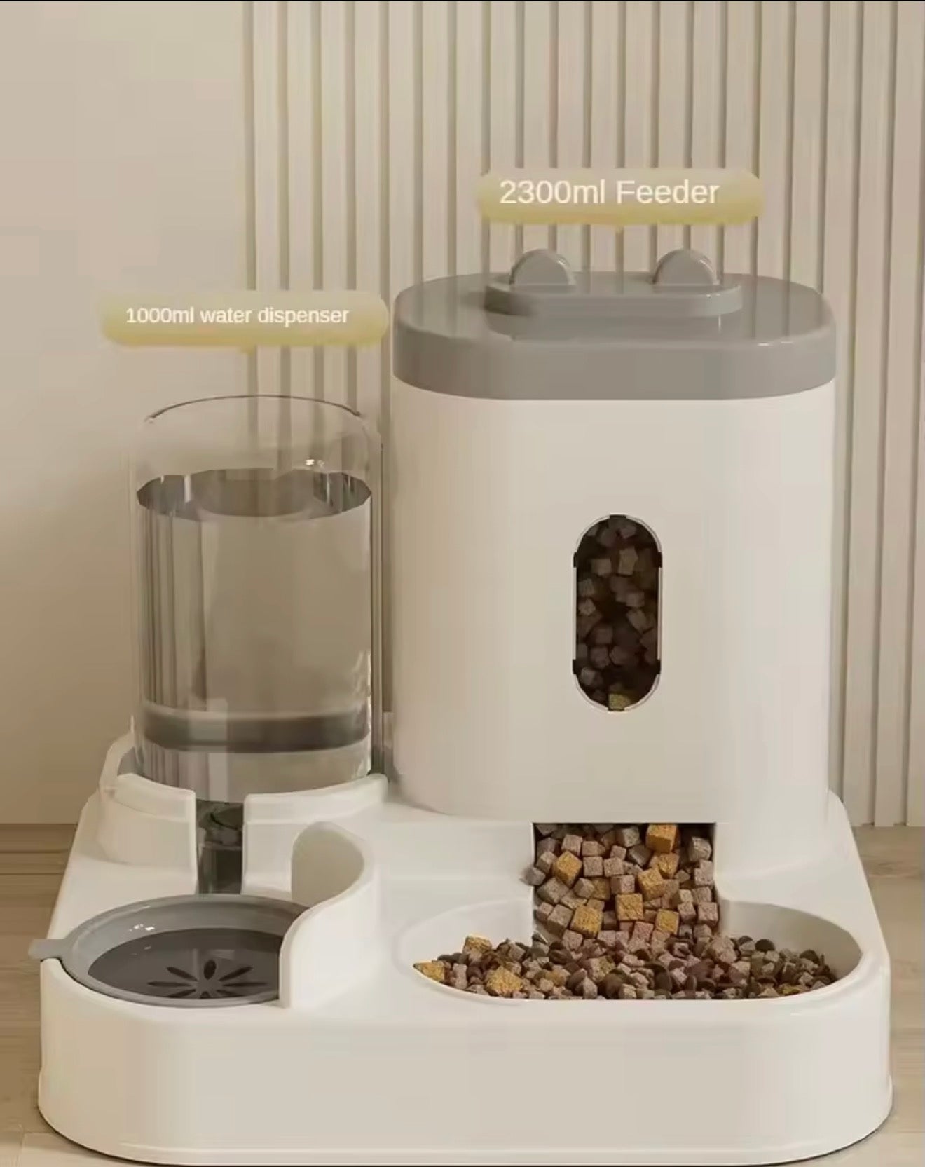 Smart Gravity Feeder & Water Dispenser – Keep Your Pet Fed and Hydrated 24/7!